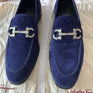 Salvatore Ferragamo Suede Men's Shoes 9.5 D